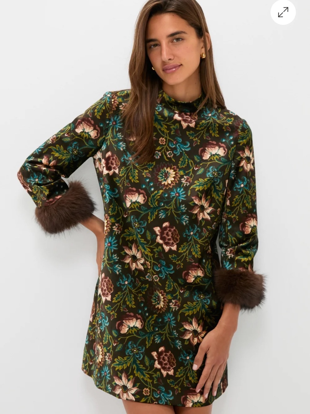 Tuckernuck Hazel Moonflower Velvet Mod Ellie Dress